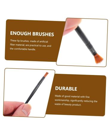 NOLITOY 100pcs Mini Lip Brush Applicators - Disposable Lipstick Spoolie Makeup Tools for Women - High-Quality Man-Made Fiber & Plastic - Essential Cosmetic Accessory - Buy Online on GoSupps.com
