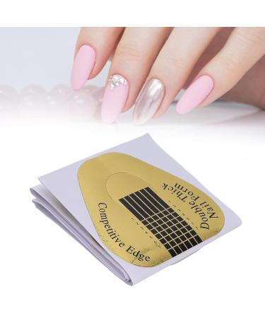 100pcs Self Adhesive Nail Form Guide Stickers - Nail Tips Extension & Manicure Accessories for Perfect Nails - Buy Online on GoSupps.com