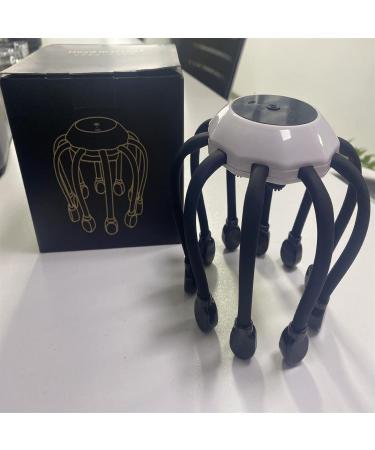 Allram Wireless Scalp Massager - 10 Vibration Contacts 5 Modes Portable Head Massager for Stress Relief - White - Buy Online on GoSupps.com