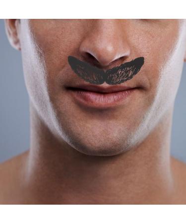 Homoyoyo Autocollants pour pilation des Poils du Nez et Prot ge-barbe 24 Pi ces Petit Format Autocollant Adh sif Usage Quotidien Soins Barbe Homme Moustache - Buy Online on GoSupps.com