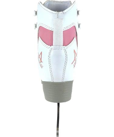 American Athletic Shoe Girl's Soft Boot Ice Skates - Size 3.0 White/Pink Trim - Buy Online on GoSupps.com