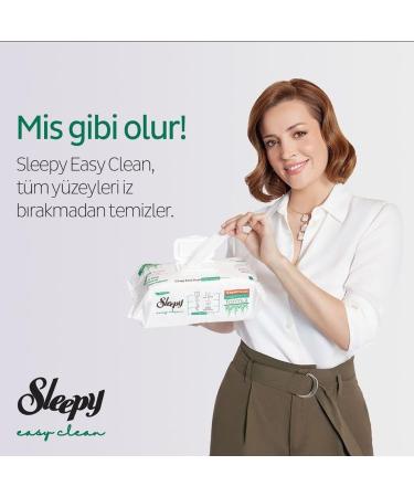 Sleepy Wet Wipes - Easy Clean Surface Cleaning Cloths (6 Pack 600 Sheets) | Effective with Soap Additive | International Shipping - Buy Online on GoSupps.com