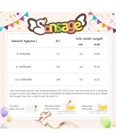 Sonsage Infant Baby Oxford Shoes | PU Leather Lace-Up Toddler Sneakers 12-18 Months - Apricot - Buy Online on GoSupps.com