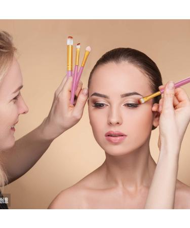 Premium 20-Piece Makeup Brush Set - Synthetic Hair Eye & Face Brushes | Pink Gold Luxury Beauty Tools - Buy Online on GoSupps.com