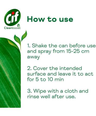 Cif Power & Shine Citrus Mousse Bathroom Cleaner Spray 500ml 4 Pack + Gift for You: Organza small bag - Buy Online on GoSupps.com