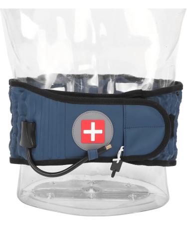 Decompression Back Belt - Inflatable Lumbar Support for Muscle Relaxation - Adjustable Lumbar Vertebrae Decompression Belt (Blue) - Buy Online on GoSupps.com
