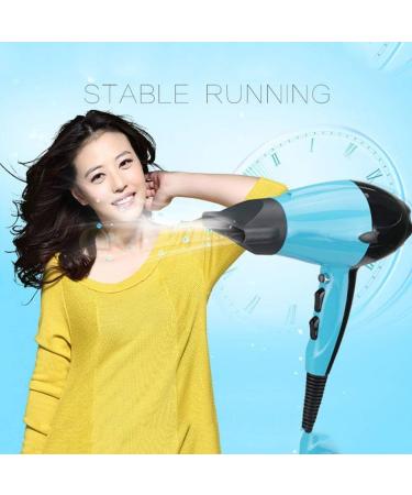 ADITAM 1600W Professional Ceramic Hair Dryer Salon Negative Ionic Hair Blow Dryer with Lightweight Low Noise Ac Motor Fast Dry Hair Dryers Double The Comfort - Buy Online on GoSupps.com