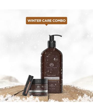 The Man Company Winter Care Regime Combo With Body Lotion Daily Moisturising Cream & Lightning Lip Balm - 24 Hours Moisturisationnourishes Softens Lipsmakes Skin Soft & Supplesls & Paraben-Free - Buy Online on GoSupps.com