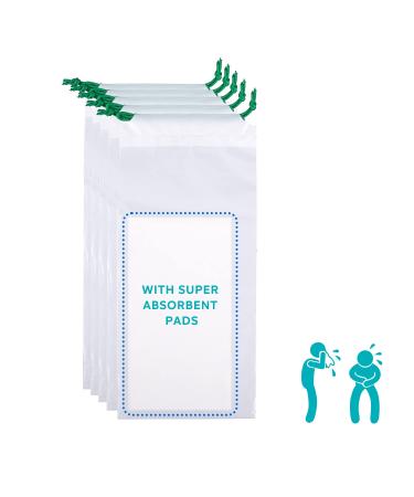 Male Urinal Bag with Super Absorbent Pad, 30 Count - Pee Bags for Camping Travel Urinal Toilet Traffic Jam Emergency- Disposable Bedside Urinal Bottle Bags - Leak-Resistant