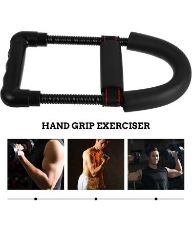 BESPORTBLE 2 Forearm Hand Grip Exerciser Wrist Strength Training Fitness Equipment 26X13.5CM Black - Buy Online on GoSupps.com