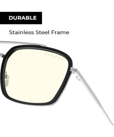 Gunnar Gaming Glasses Stark Industrial Edition | Clear 35% Blue Light Blocking Sunglasses - Buy Online on GoSupps.com