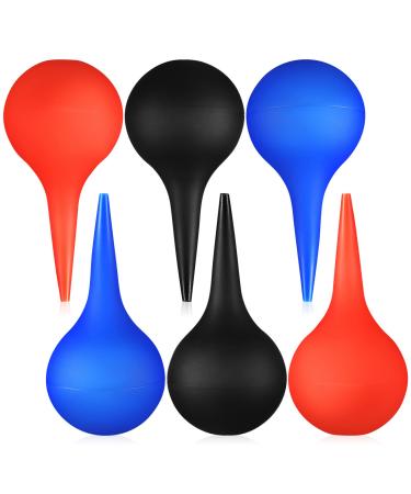 ARTIBETTER 6Pcs Ear Syringe Hand Bulb Syringe Rubber Ear Washing Squeeze Bulb Ear Washing Removal Tool Ear Cleaning Tools for Kids Adults Snot Mucus Sucker