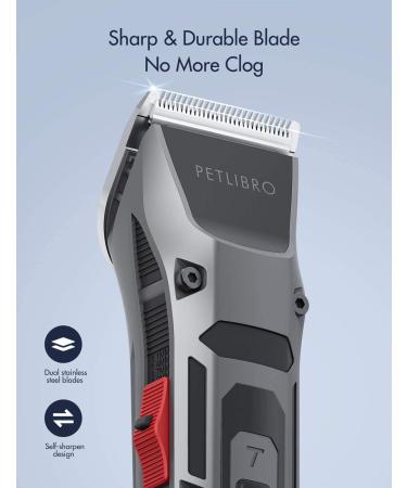 PETLIBRO Dog Clippers Kit - LCD Display, Low Noise, USB Rechargeable, Cordless Electric Grooming Clippers for Dogs, Cats, Pets - Buy Online on GoSupps.com