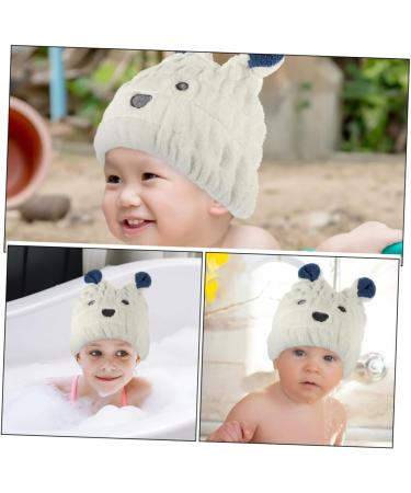 Beavorty 2pcs Kids Dry Hair Cap Towel - Fast Drying Turban for Wet Hair Cute Shower Hats for Children - Buy Online on GoSupps.com