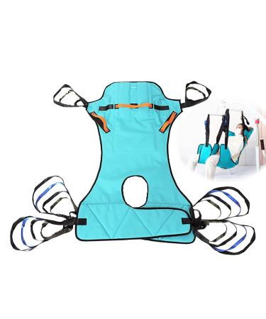 Patient Lift Toileting Sling for Hoist Divided Leg Sling Hoist for Lifting Elderly Heavy Duty Transfer Sling for Disabled Elderly Bedridden Patients 220Lb Weight Capacity