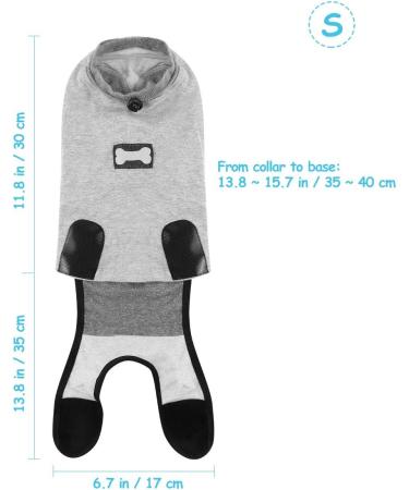 PopetPop Katzenbody f r Katzen und Hunde Bequeme Anti-L sch-Bekleidung aus Baumwolle nach der Entw hnung f r Bauchwunden & Hauterkrankungen - Buy Online on GoSupps.com