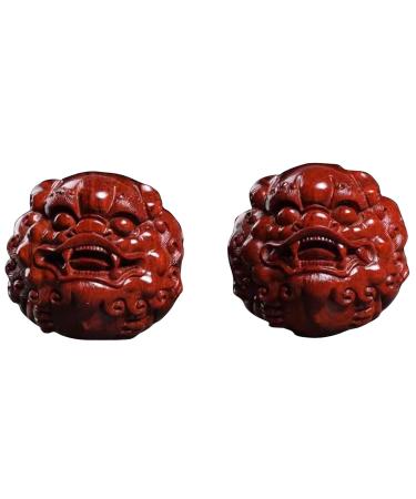 Unbit stressball baoding ball ball marble 2 piece of practice ball massage ball acupressure handballs baoding balls Chinese handballs toys (color: a size: 50mm) 50mm a