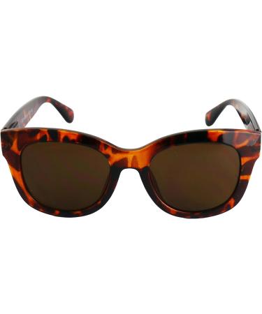Shop Stylish Retro Mini Glasses - Prescription Sunglasses with Thick Frames & Free Case | Women's Leopard Brown Reading Glasses (1.0 D) - International Shipping - Buy Online on GoSupps.com