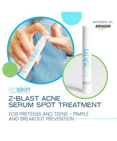 Kidskin Three-Step Acne Treatment Kit for Kids, Tweens, Teens - Face Wash, Serum, Moisturizer - Breakout Prevention for Boys & Girls - Made in USA - Buy Online on GoSupps.com