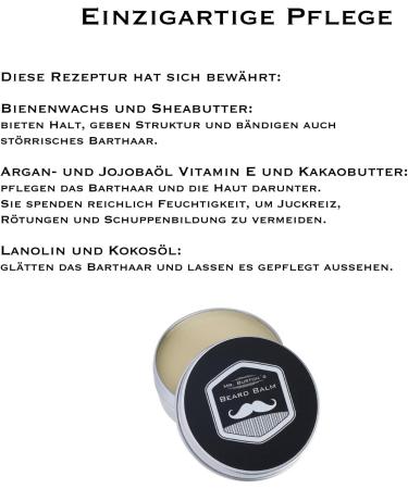Mr. Burton's Beard Balm Pure 60G - Best Beard Care & Styling with Argan Oil | Soft Smooth Beard - Buy Online on GoSupps.com
