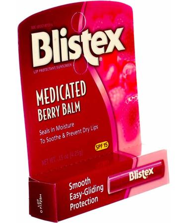 Buy Blistex Berry Medicated Lip Balm 0.15 oz - Nourishing Relief for Dry Lips | International Shipping Available - Buy Online on GoSupps.com