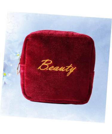 Lurrose Mini Transparent Makeup Bag | Plush Cosmetics Organizer | Clear Travel Case 13x13x4cm - Buy Online on GoSupps.com