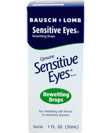 Bausch & Lomb Sensitive Eyes Rewetting Drops 1 oz - Pack of 6 | Gentle Solution for Dry Eyes - Buy Online on GoSupps.com