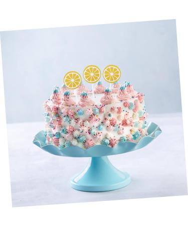 Abaodam 48 Pcs Lemon Cake Toppers Birthday Toppers for Cakes Birthday Cupcake Topper Birthday Cake Decorations De Bautizo Para Ni o Gold Paper Cups Gold Trim Props Baby Summer - Buy Online on GoSupps.com