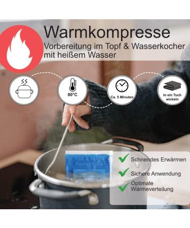Buy IEA Medical Cold Warm Compress Set | 12x20 cm Reusable Gel Cooling Packs for Bruises & Insect Bites - 3 Pack - Buy Online on GoSupps.com