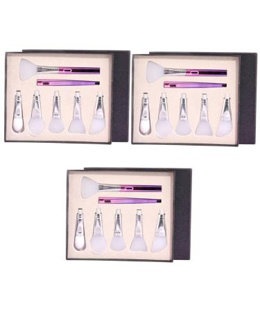 Beaupretty 3 Sets Brush Set Skincare Products for Silicone Brush Cleaning Tool Applicator Brush Brush Applicator Makeup Products Skincare Tools Makeup Brush To Sleep Abs