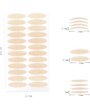 Mikinona 60 Sheets Stickers Fiber Eyelid Lift Strip Lace Double Eyelid Sticker Adhesive Tape No Trace Man - Buy Online on GoSupps.com