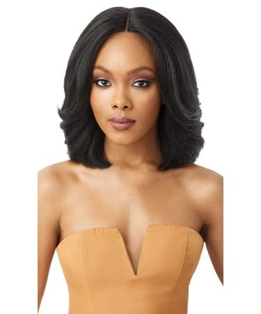 Outre Neesha Soft & Natural Swiss Lace Front Wig NEESHA 206 (1B) - Premium Synthetic Hair - Buy Online on GoSupps.com
