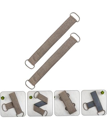 Healvian 2pcs Natural Body Exfoliator Scrubbing Sponge Set for Shower and Bath - Dead Skin Removal, Relaxing Massage, and Deep Cleaning - Buy Online on GoSupps.com