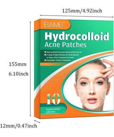 1 Box Acne Patch for Covering Large Breakouts Large Pimple Patch Spot Control Cover Hydrocolloid Acne Patch for Body Cheek Forehead Chin Effectively Calms Relieves Acne - Buy Online on GoSupps.com