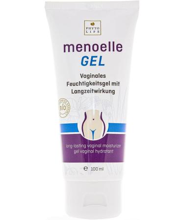 Menoelle Organic Vaginal Gel - 100ml for Dryness Irritation & Sensitivity | Hormone-Free Chemical-Free Relief - Buy Online on GoSupps.com