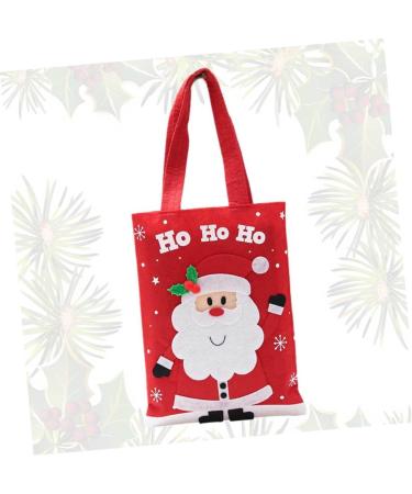 Healvian Tote Portable Christmas for Candies Cartoon Chocolate Pattern Santa Claus Party Bags Favors - Buy Online on GoSupps.com