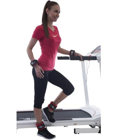 Christopeit Sport Adjustable Weight Cuff Set - 2 x 2 kg Ankle/Wrist Weights with Velcro Fastening - Ideal for Home Fitness & International Shipping - Buy Online on GoSupps.com