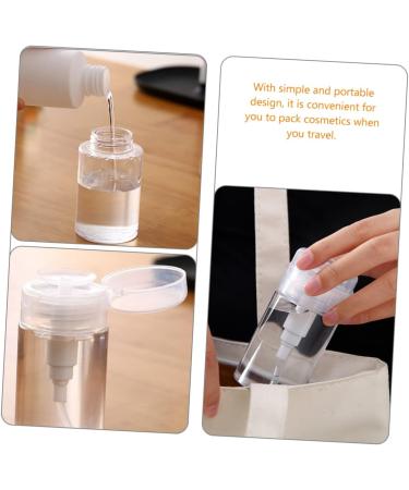 FRCOLOR 2Pcs Makeup Remover Water Bottle Container With Lid Cosmetic Container Toilet Bottle Pressure Foundation Waterproof Pump - Buy Online on GoSupps.com