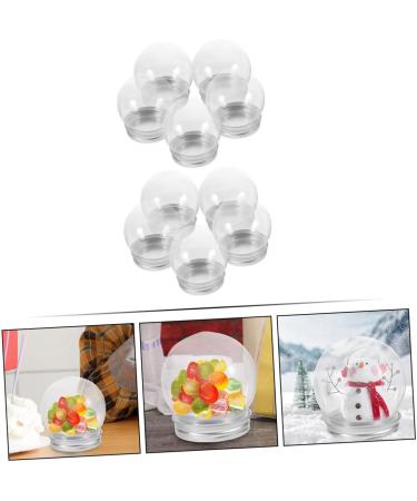 Alipis 10pcs Candy Bottle Snowglobe Diy Snow Globe Wedding Favor Dome Diy Supplies Christmas Box - Buy Online on GoSupps.com
