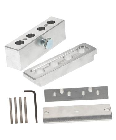 MAGICLULU 1 Set 4 Hole Lipstick Mold Lip Gloss Lipstick Making Lip Cream Mold Lip Balm Molding Tool Hand Molds Diy Tools Lip Balm Maker Tool Lip Balm Kit Diy Kits Manual Aluminum Alloy Beak