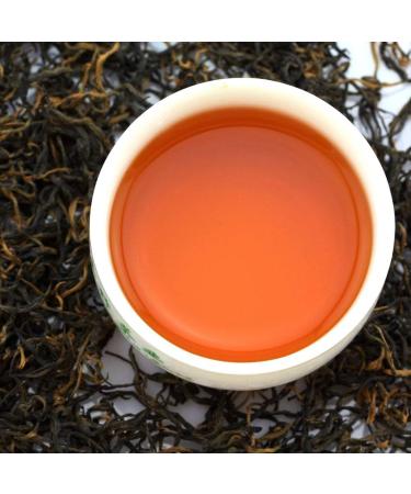 GOARTEA Th Noir Jinjunmei Black Tea 100g / 3.5oz Supreme Fujian Jinjunmei Eyebrow Chinese Black Tea Loose Leaf - Golden Buds - Buy Online on GoSupps.com