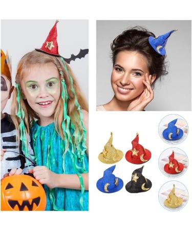 4 pcs Halloween Hair Clips - Witch Hat Hair Clips Festive Headwear Cosplay Halloween Hair Accessories Party Hair Clips - Buy Online on GoSupps.com