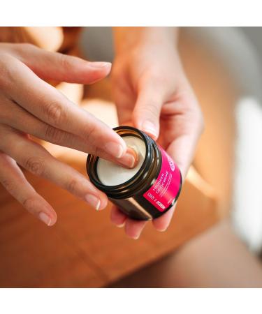  HEBESO Raspberry Deodorant - Natural aluminum-free deodorant with a fruity raspberry scent - Vegan and gentle on the skin - Nourishing with coconut oil and shea butter - If - Buy Online on GoSupps.com