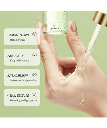 2pcs Essence d'aloe vera S rum hydratant Hydratation douce Hydrate le visage l'illumine et l'adoucit 2pcs*30ml serum - Buy Online on GoSupps.com