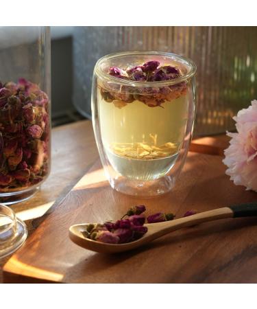Dried Rose Bud Tea - 100g Edible Loose Leaf Herbal Tea - Culinary Grade Rose Buds - Buy Online on GoSupps.com