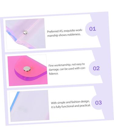 Ipetboom Nail Art Card Holder Manicure Art Plate Holder Multi-card Position Bag Nail Art Stamping Bag Nail Stencils Nail Art Organizer Nail Art Pouch Printing Storage Bag Pink As 19x14.5cm Pink - Buy Online on GoSupps.com