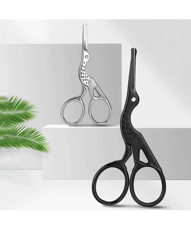 Buy OUSIKA Stainless Steel Nose Hair Trimmer - Manual Small Scissors for Safe Hair Removal (2pc) - International Shipping Available - Buy Online on GoSupps.com