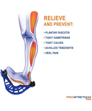ProStretch Plus Calf Stretcher and Foot Rocker - Customizable for Plantar Fasciitis and Achilles Tendonitis - Made in USA - Buy Online on GoSupps.com