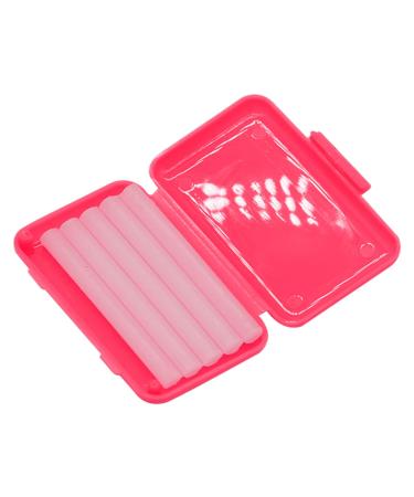 Xiyinli tooth wax for pain relief for carriers of orthodontic braces 1 pack with 5 stripes toothwax for oral care rose red