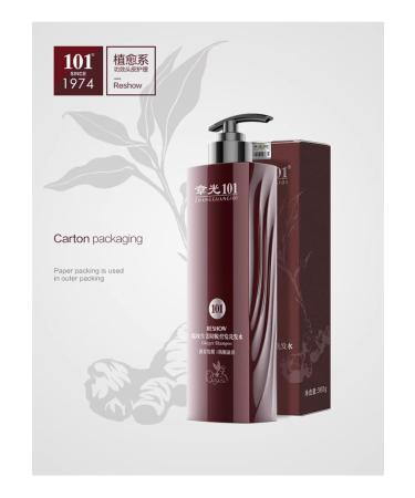 Ginger Shampoo 360g - Herb Shampoo for Hair Loss Promotes Growth for All Hair Types | 101 - Buy Online on GoSupps.com